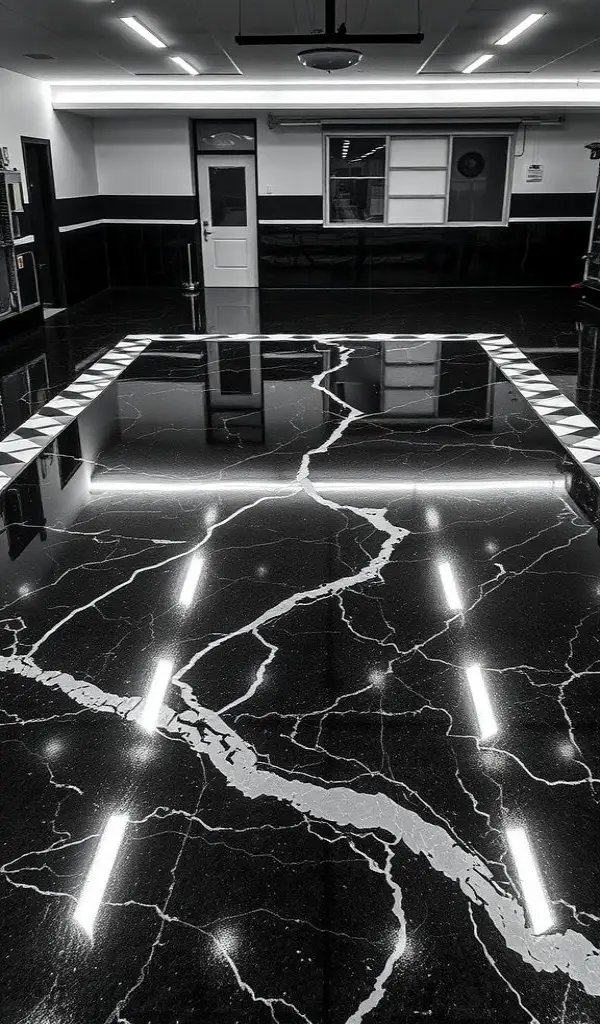 epoxy resin garage flooring Dubai