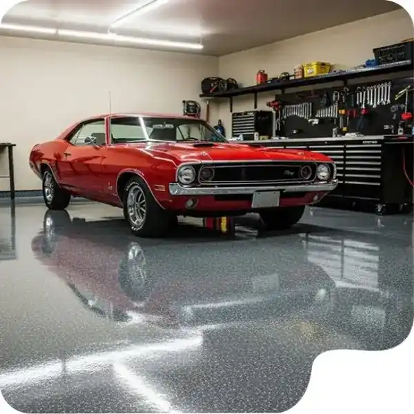 epoxy-garage-flooring-with-red-classic-car-in-a-garage-1_11zon